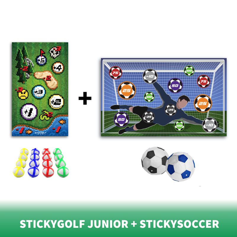 Junior Sports Duo Bundle Golf + Soccer in one bundle. Two games, one box. Shop →